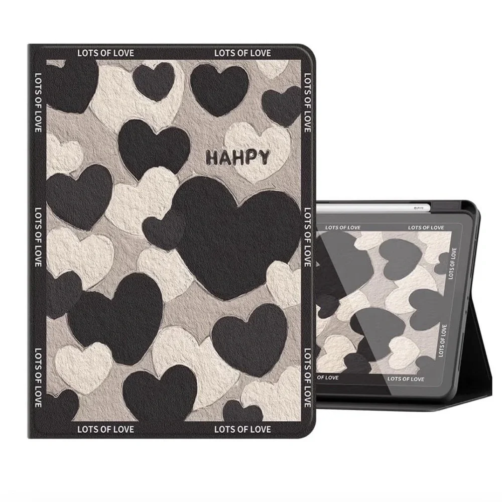 Marble Heart Floral iPad 9th Generation 10.2 Case Folio Stand Cover